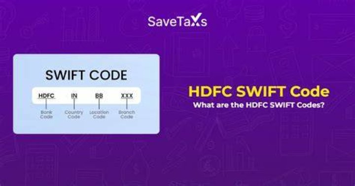Is SWIFT code same for all branches HDFC?