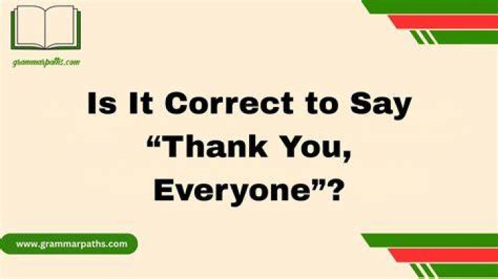 Is thank correct?