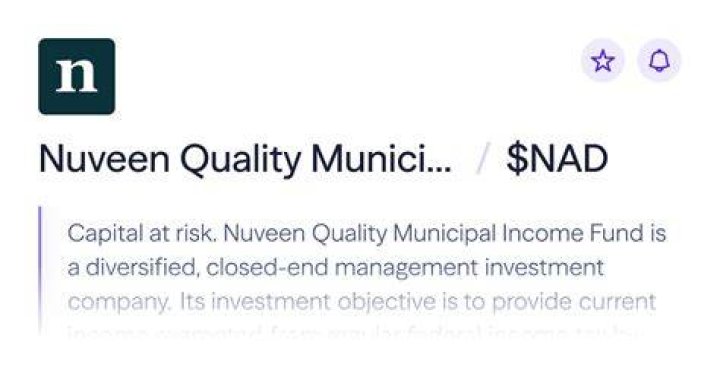 Is the NAD Nuveen Municipal Income Fund a good investment?