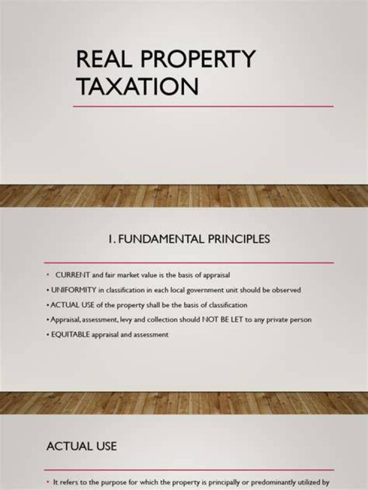 Is the real property exempt from real property taxation?
