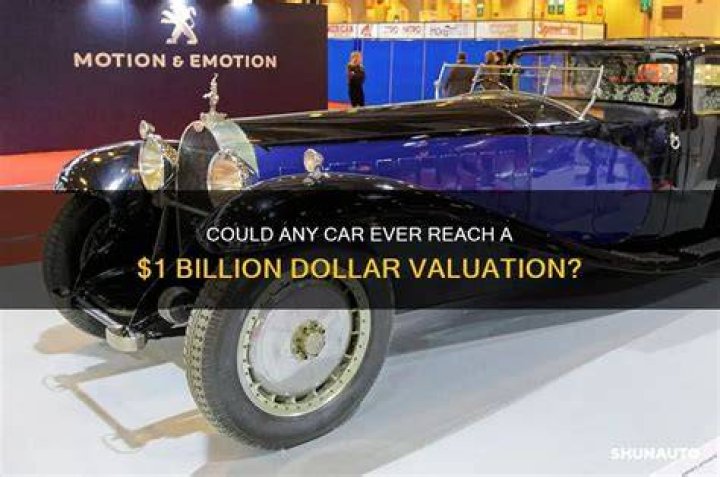 Is there a car worth $1 billion?