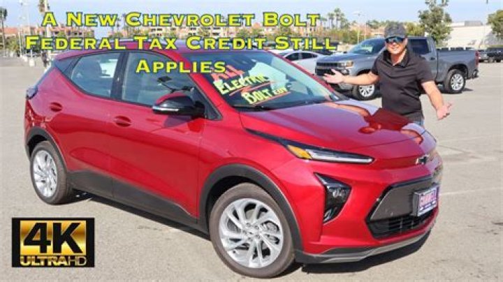 Is there a federal tax credit for a 2020 Chevy Bolt?