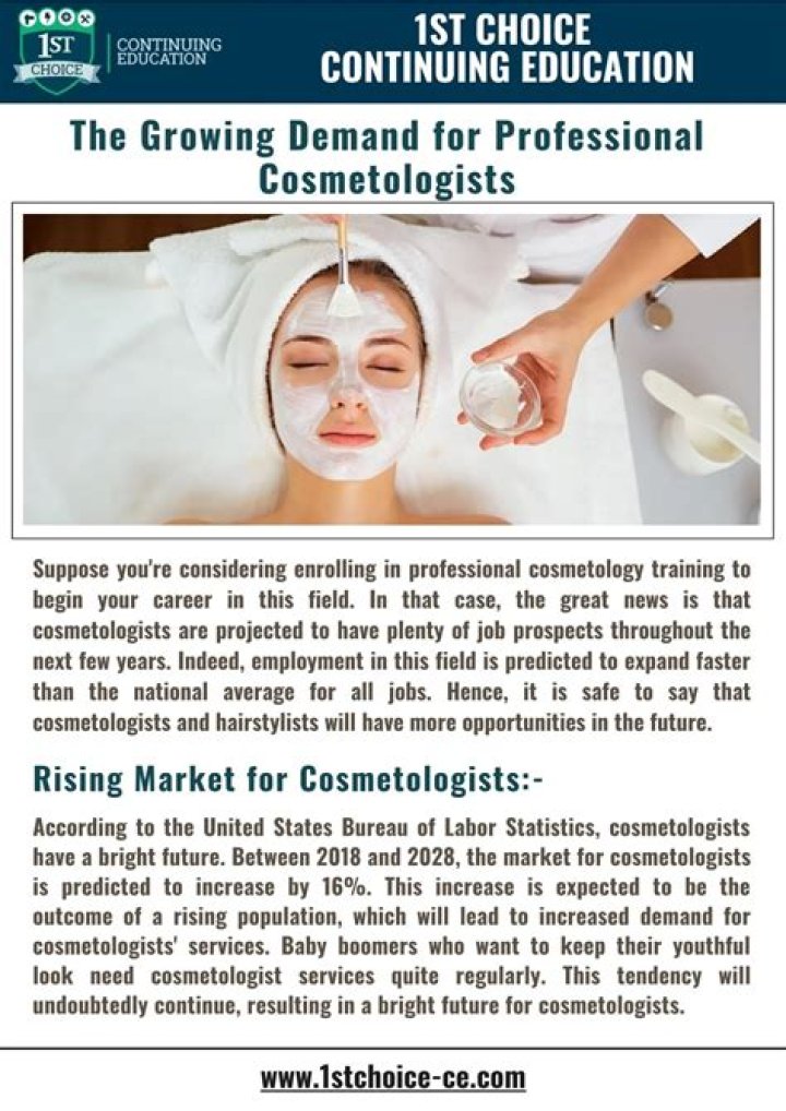 Is there a high demand for cosmetologists?