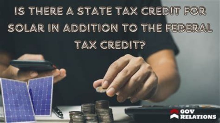 Is there a state tax credit for solar?