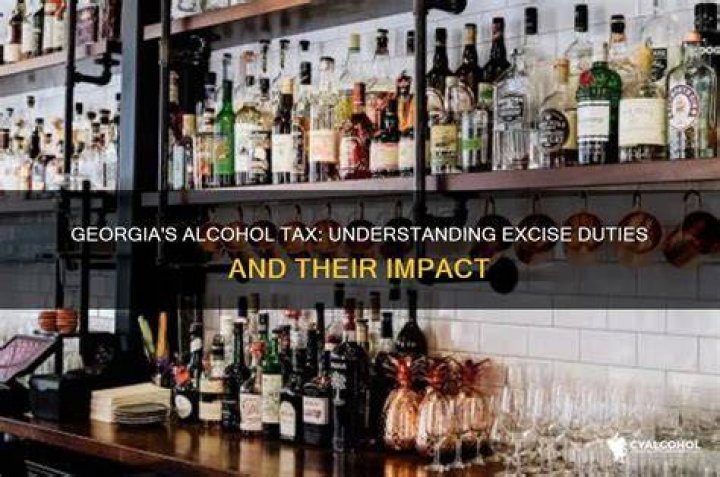 Is there a tax on alcohol in Georgia?