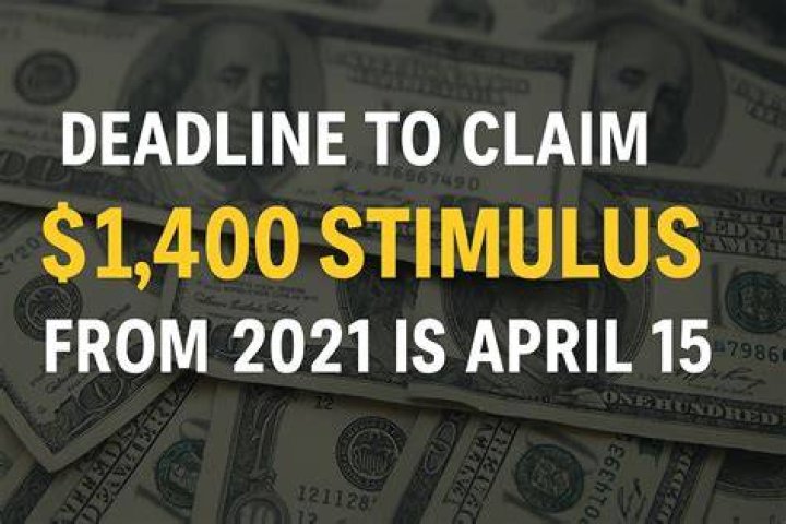 Is there a way to claim a 1, 400 stimulus check?