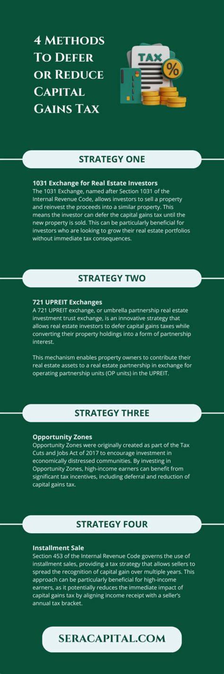 Is there a way to defer capital gains tax?