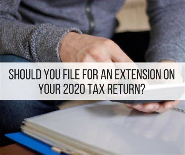 Is there an extension to file your 2020 tax return?