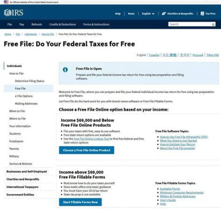 Is there any way to file 2018 taxes online?