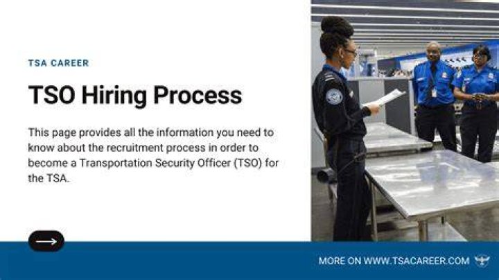 Is TSO a law enforcement?