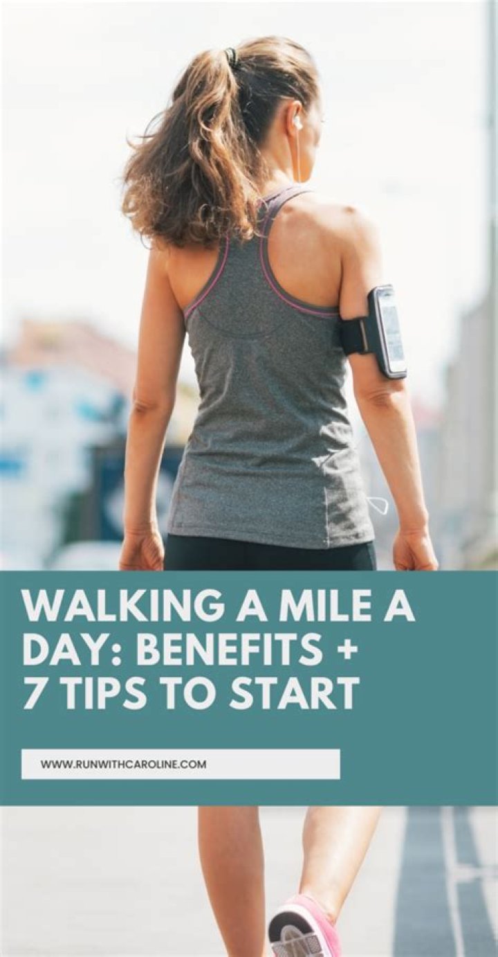 Is walking 1 mile a day enough?