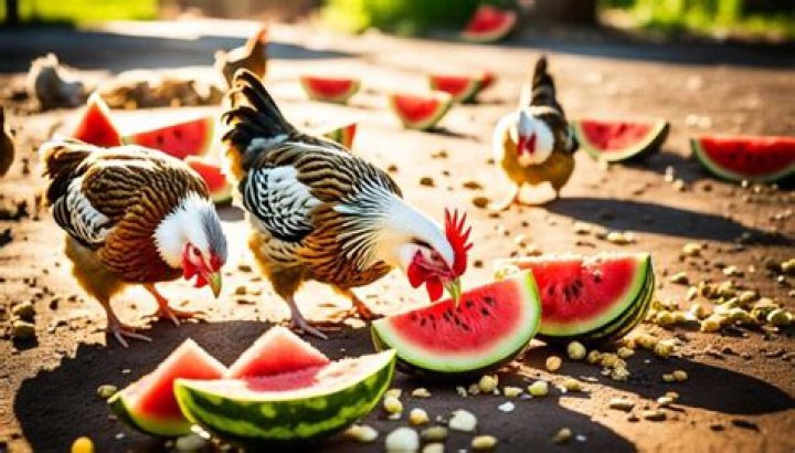 Is watermelon safe for chickens?