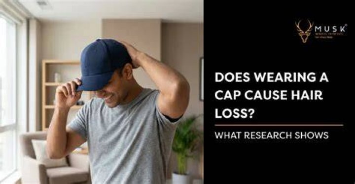 Is wearing a cap bad for hair?