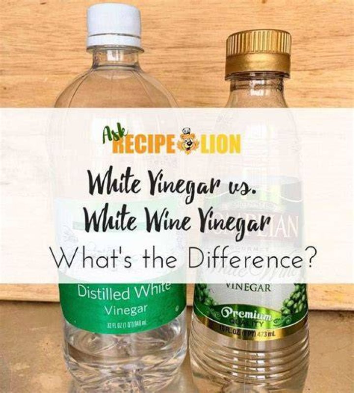 Is white vinegar the same as white spirit?