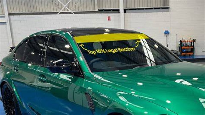 Is windscreen tinting legal?