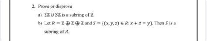 Is Z 3z a subring of Z 6Z?