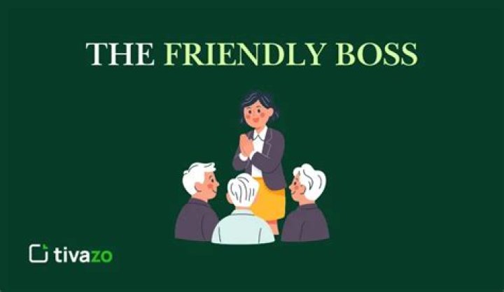 Should a boss be friendly?