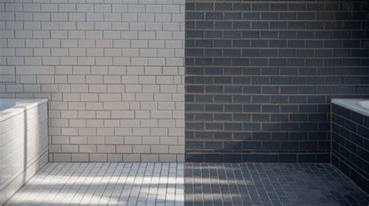 Should grout be lighter or darker than tile?