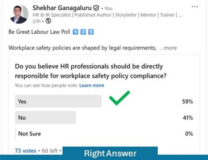 Should HR be responsible for safety?