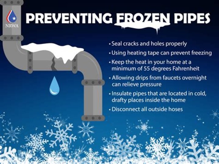 Should I drain my pipes to keep them from freezing?