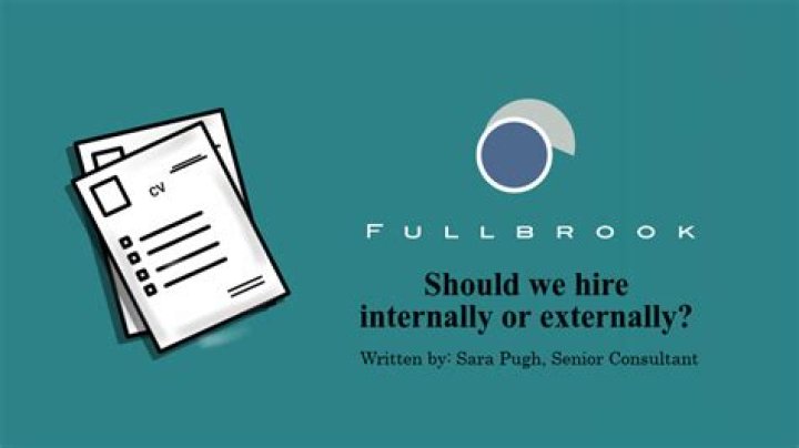 Should I hire internally or externally?