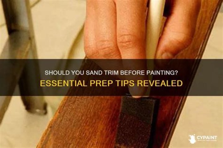 Should I sand metal before painting?