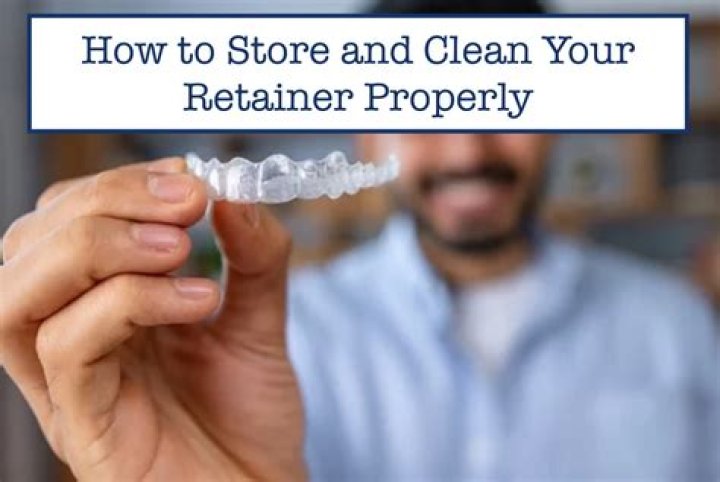 Should I store my retainer in water?