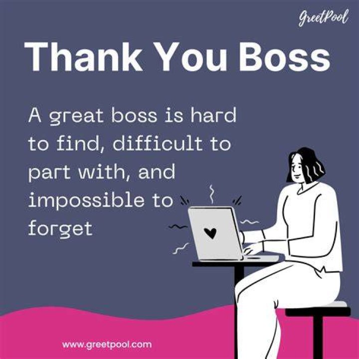 Should I thank my boss for paying me?