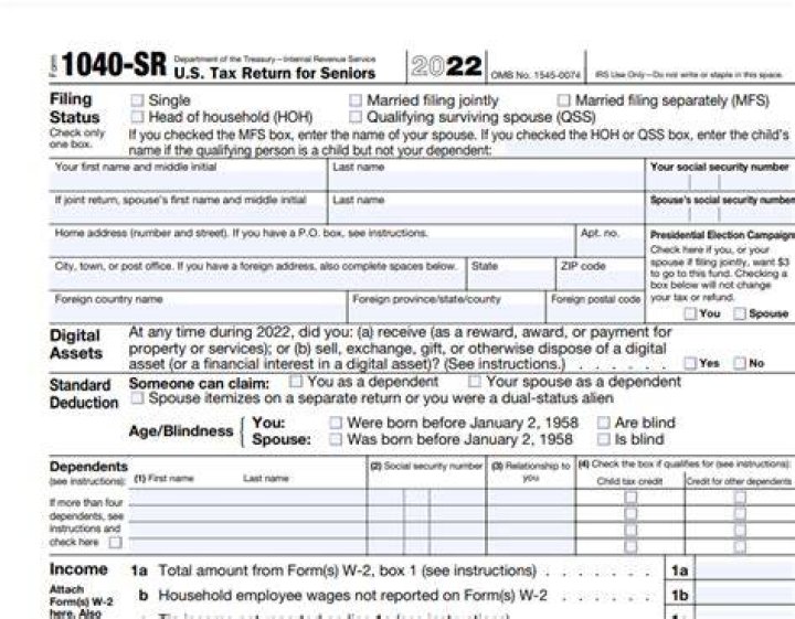 Should I use Form 1040 or 1040-SR?