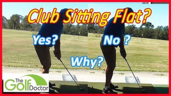 Should my driver sit flat on the ground?