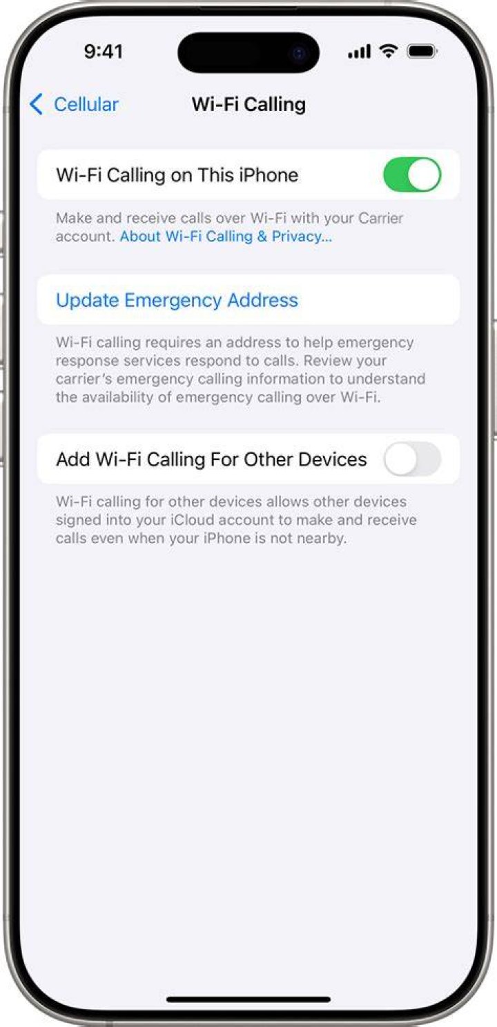 Should WiFi calling be turned on on my iPhone?