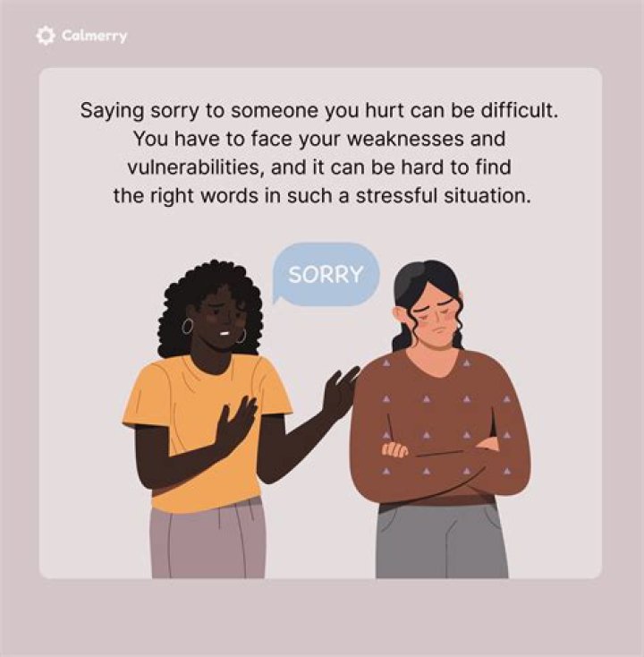 Should you apologize if you unintentionally hurt someone?