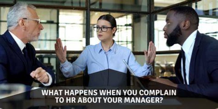 Should you complain to HR about your boss?