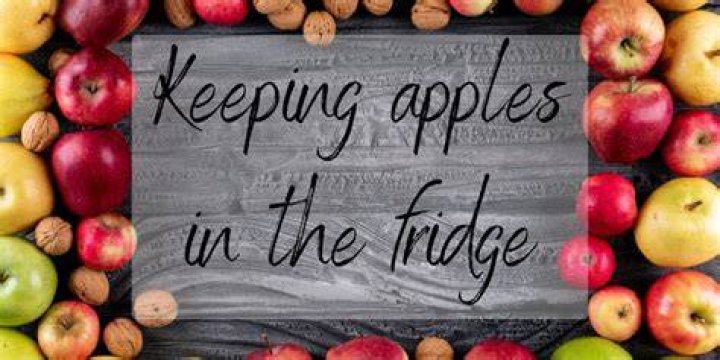 Should you keep apples in the fridge?