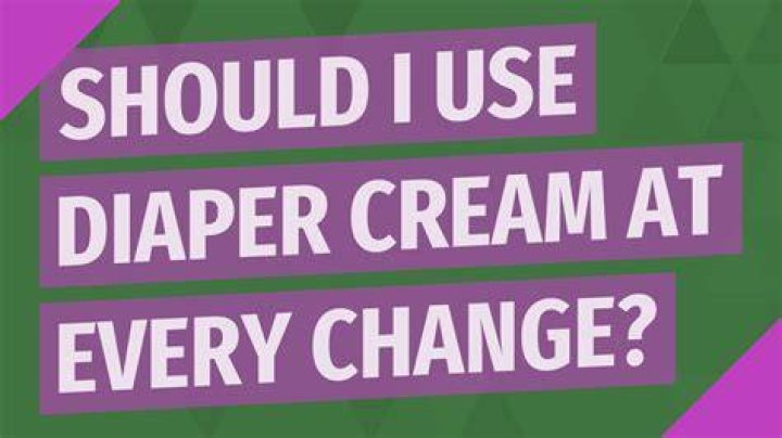 Should you put diaper cream on every diaper change?