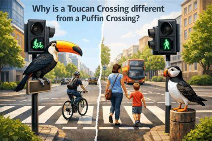 What's a toucan crossing look like?