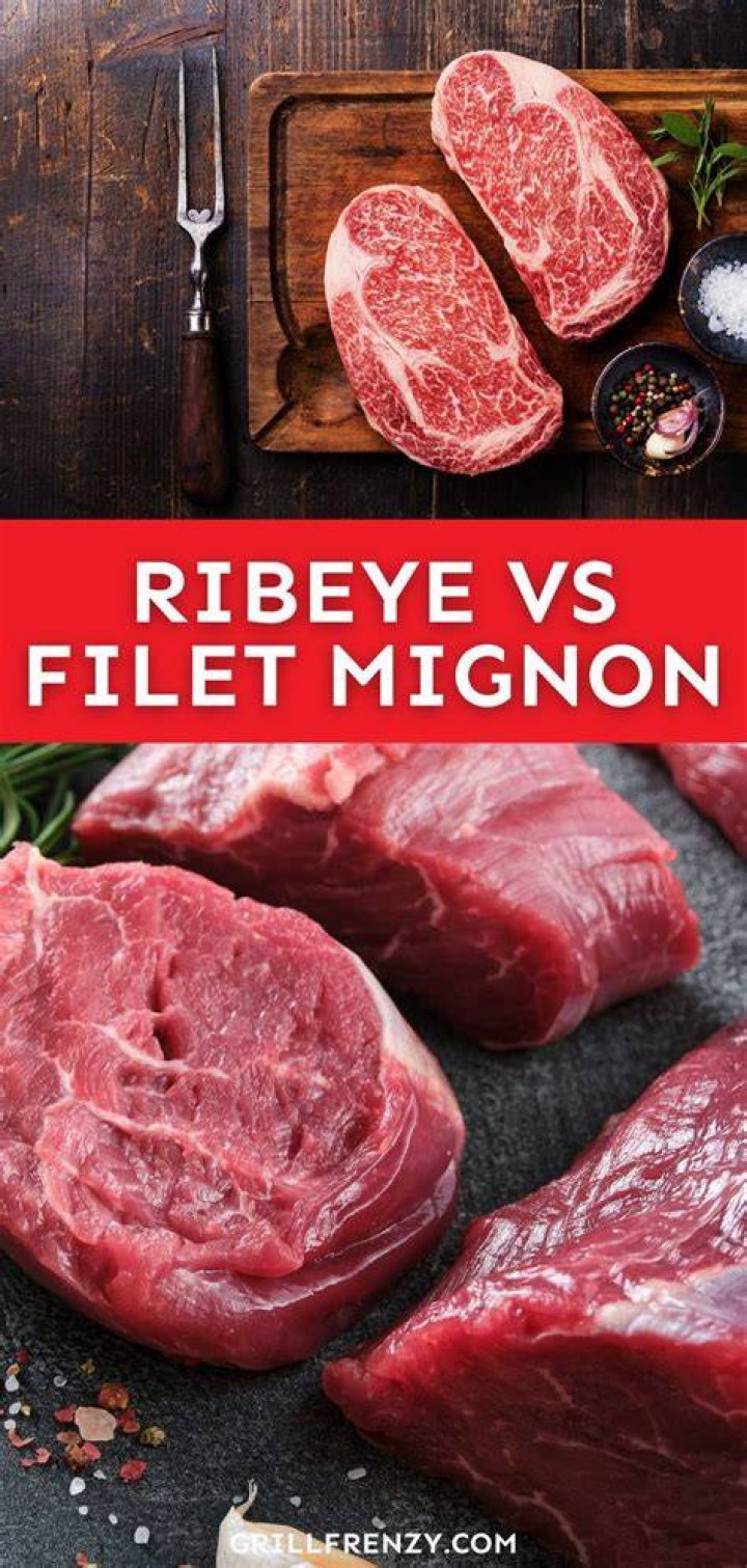 What's better filet mignon or ribeye?