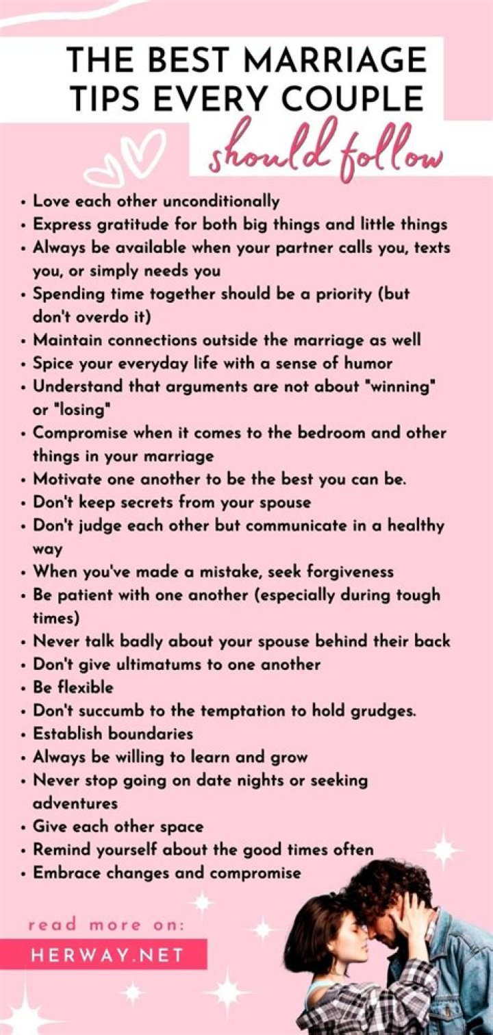 What's the best marriage advice?