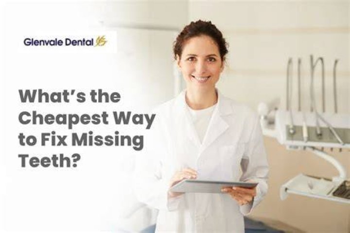 What's the cheapest way to fix my teeth?