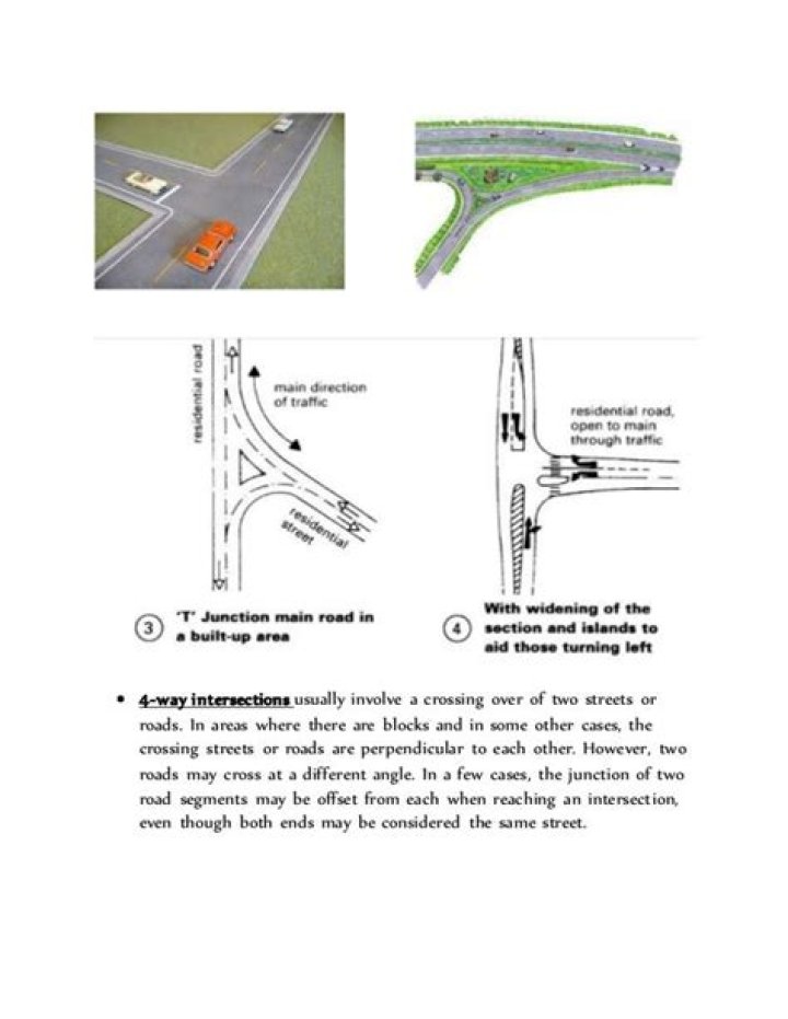 What's the difference between junction and intersection?