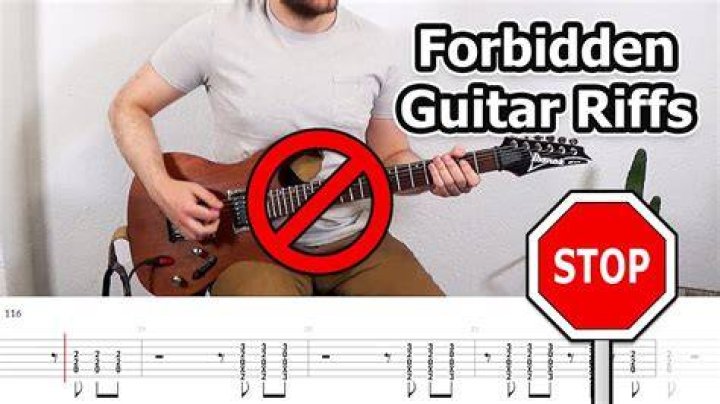 What's the forbidden riff on a guitar?