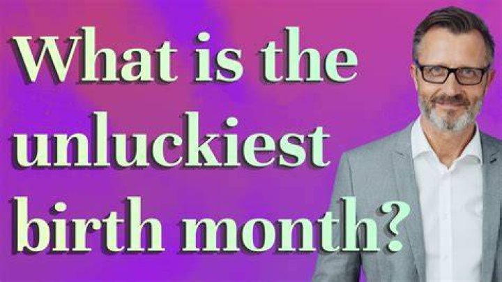What's the unluckiest month?