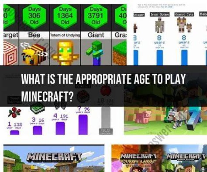 What age is appropriate for playing Minecraft?