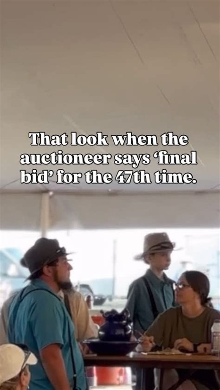 What an auctioneer says after the final bid?