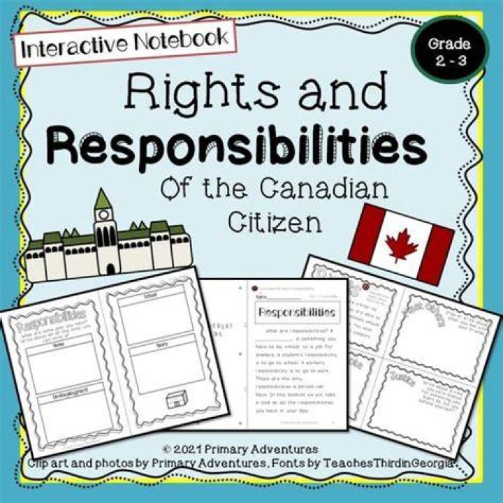 What are 2 responsibilities of a Canadian citizen?
