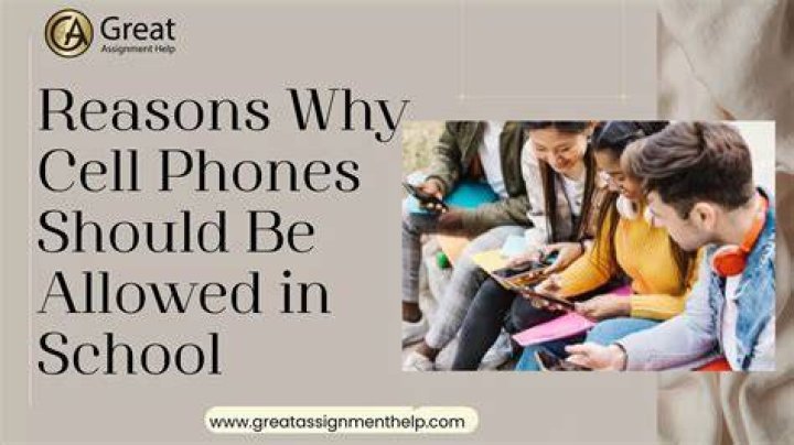 What are 3 reasons why phones should be allowed in school?