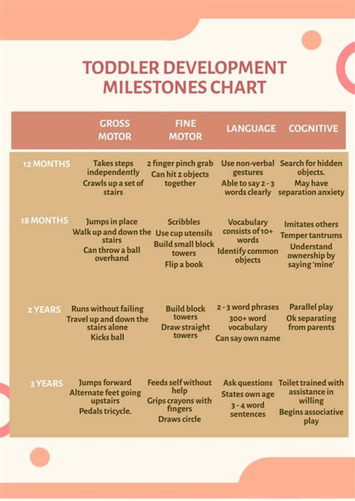 What are 5 developmental characteristics of toddlers?