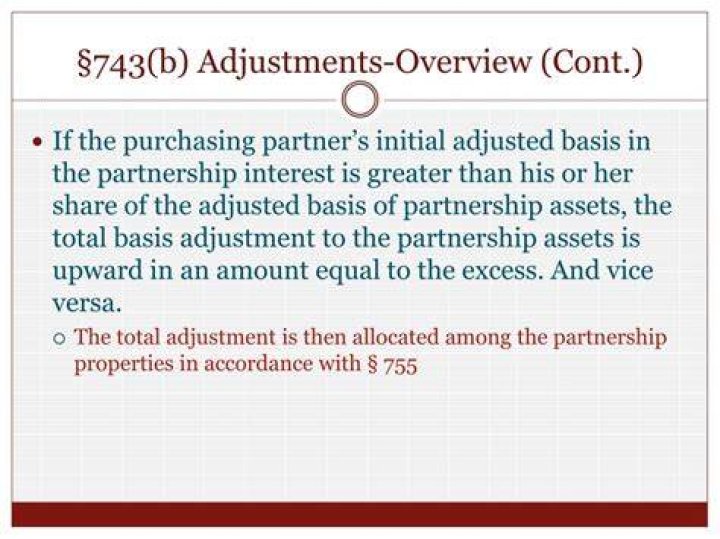 What are 743 negative adjustments?