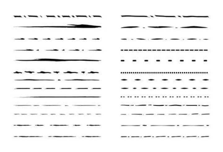 What are broken lines called?