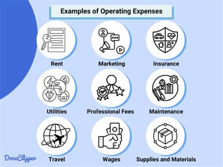 What are examples of expense items?